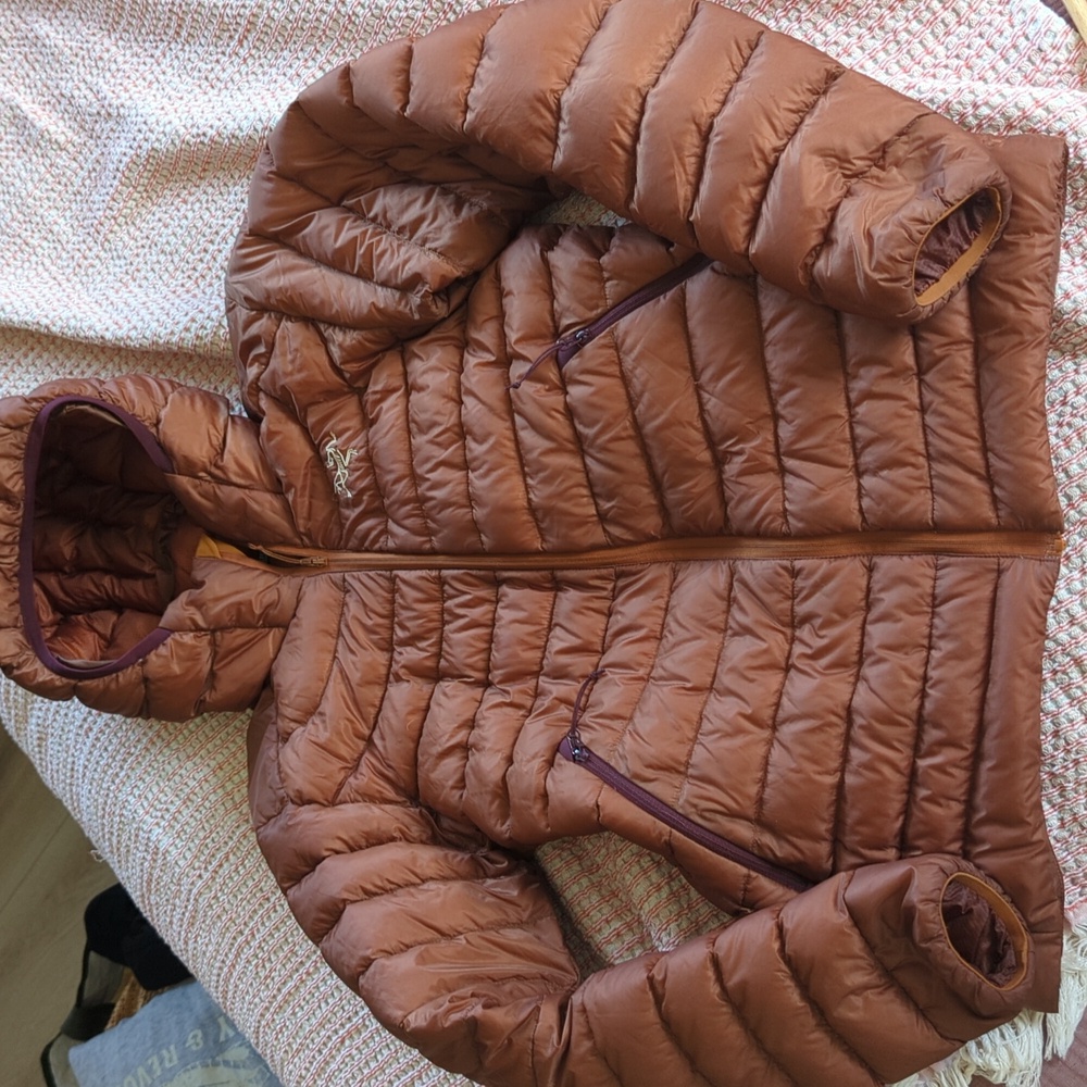 Arc'teryx Women's Cerium LT Hoody Jacket Size Small Copper